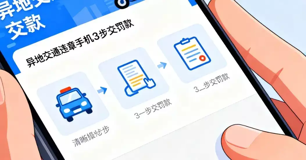 异地违章处理超方便！手机点点轻松搞定，认准官方渠道别踩坑