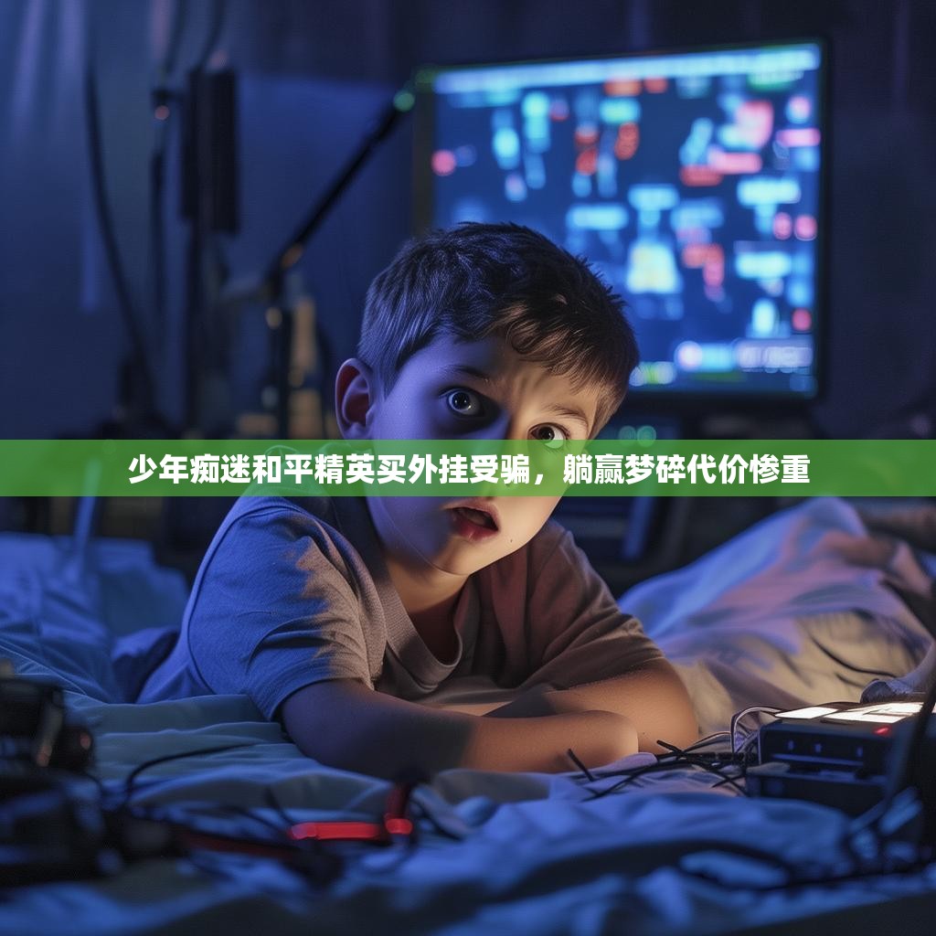 少年痴迷和平精英买外挂受骗,躺赢梦碎代价惨重