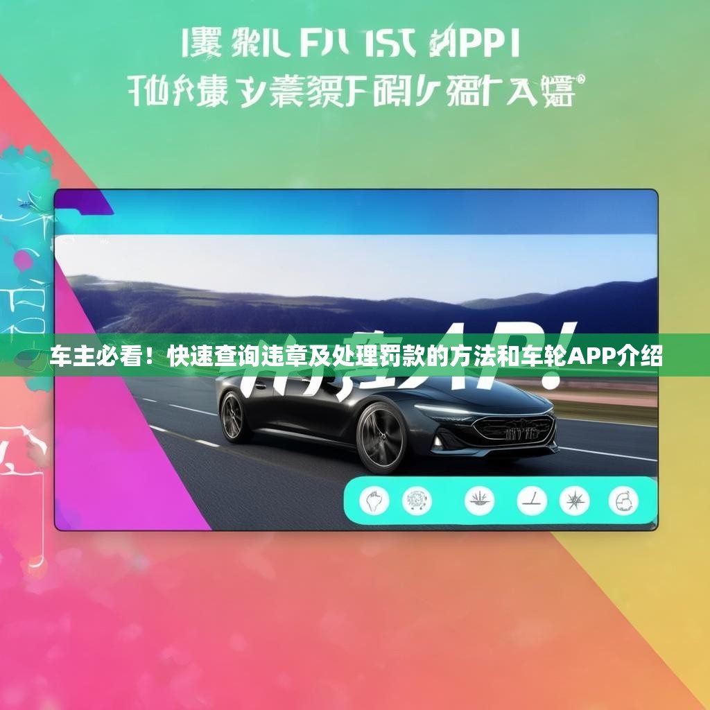 车主必看！快速查询违章及处理罚款的方法和车轮APP介绍
