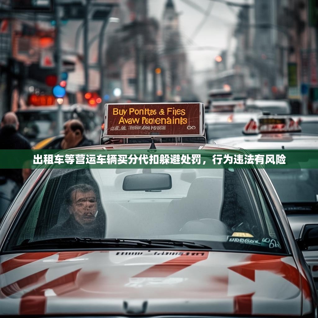 出租车等营运车辆买分代扣躲避处罚，行为违法有风险