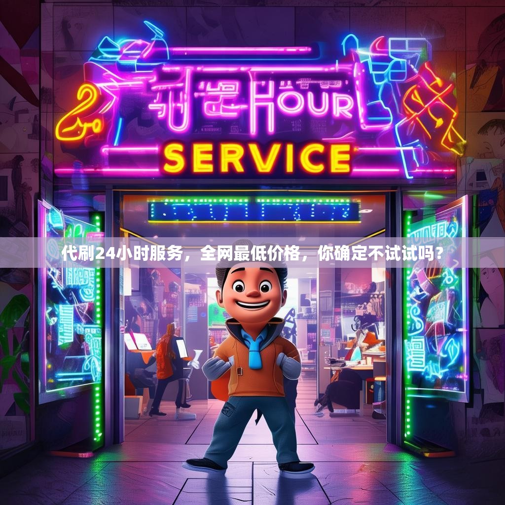 代刷24小时服务,全网最低价格,你确定不试试吗?