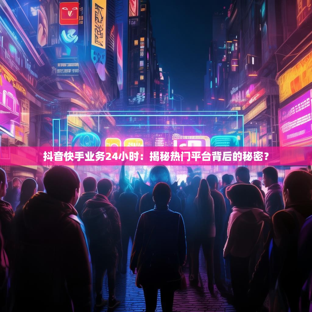 抖音快手业务24小时:揭秘热门平台背后的秘密?