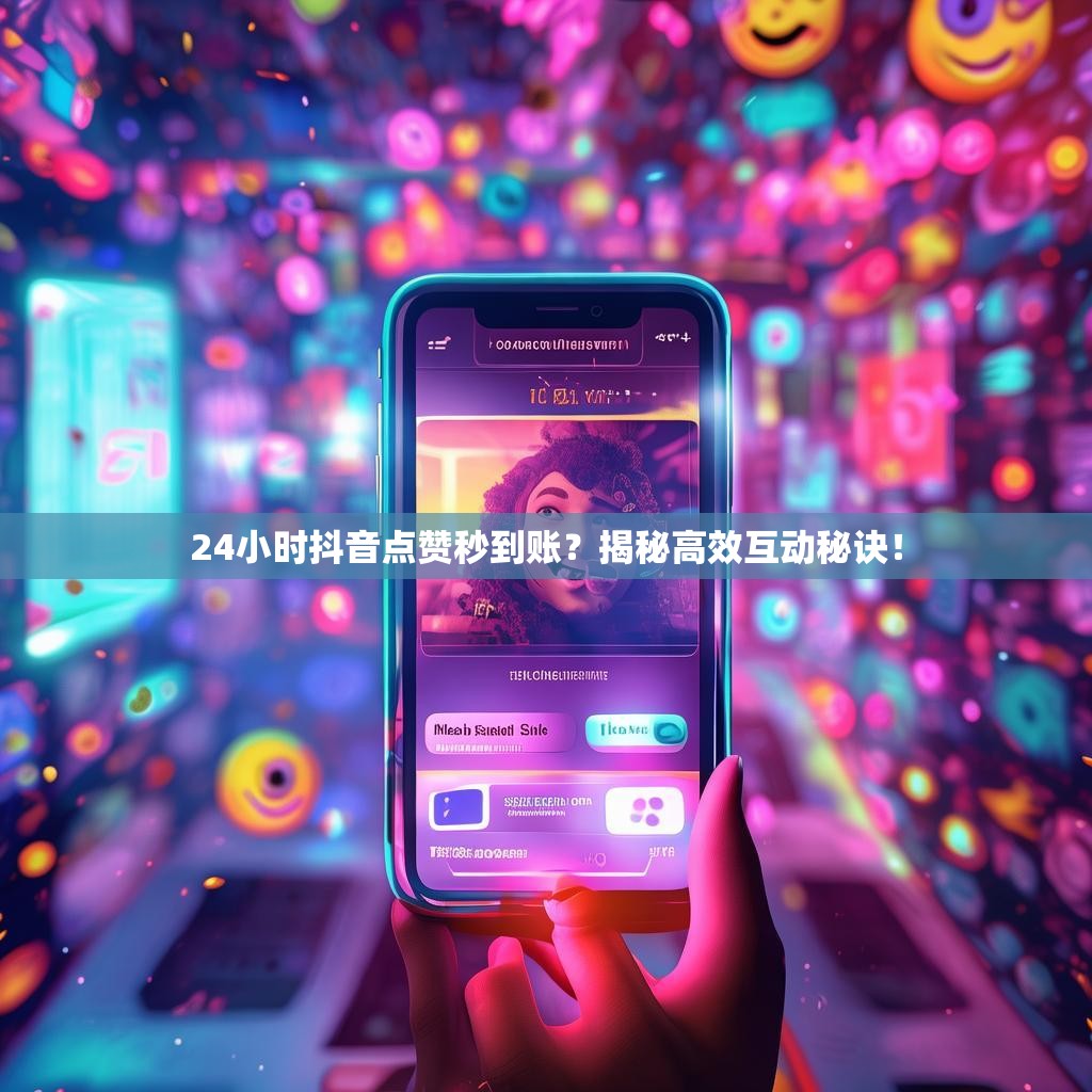 24小时抖音点赞秒到账?揭秘高效互动秘诀!