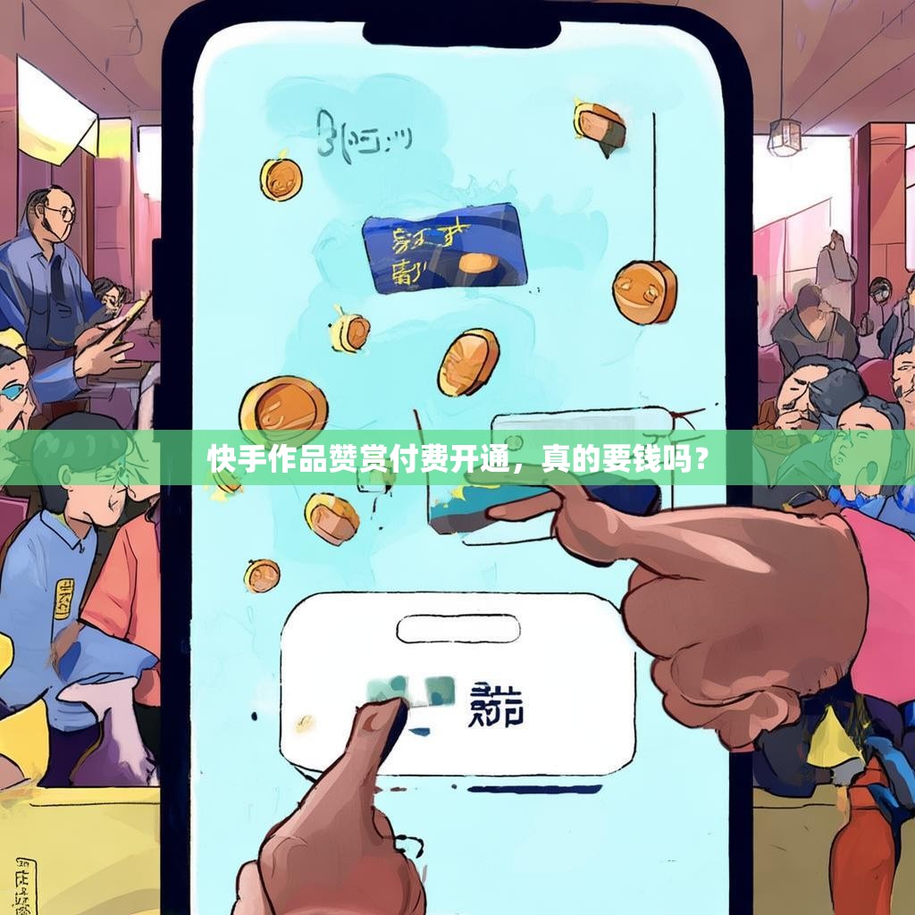 快手作品赞赏付费开通,真的要钱吗?
