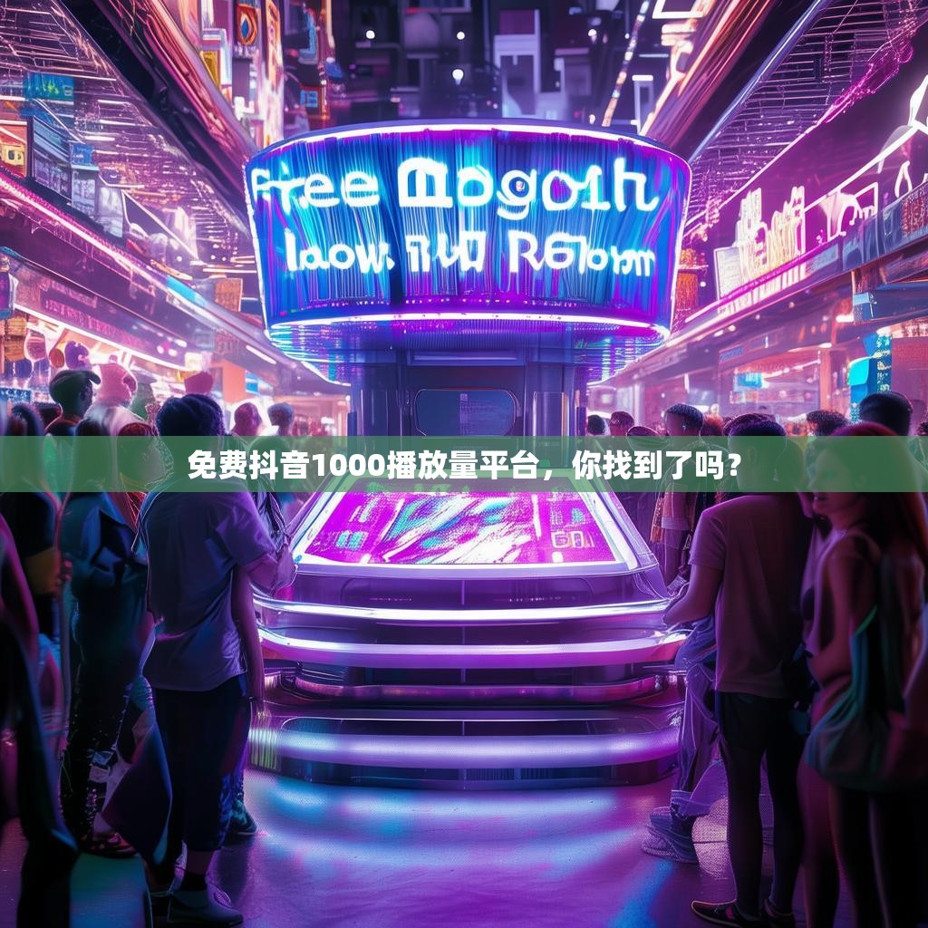 免费抖音1000播放量平台，你找到了吗？