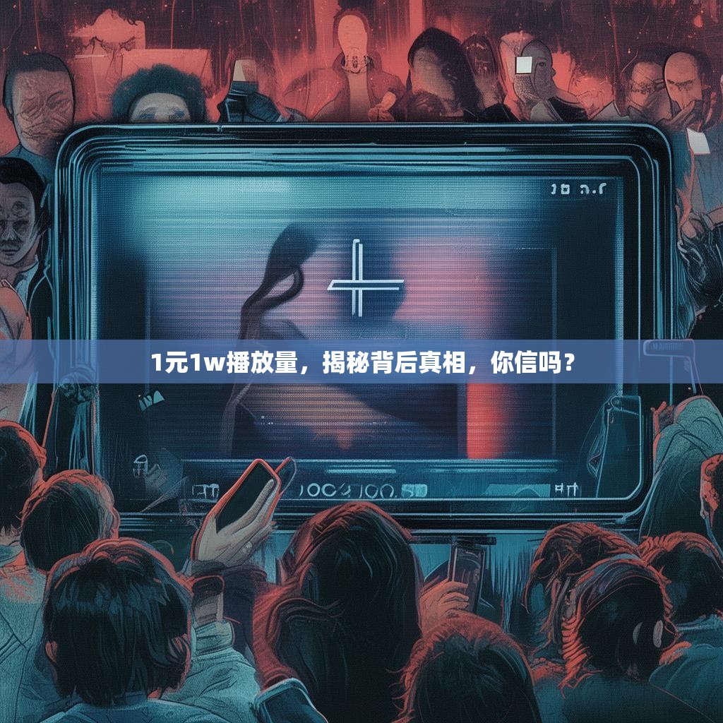 1元1w播放量，揭秘背后真相，你信吗？