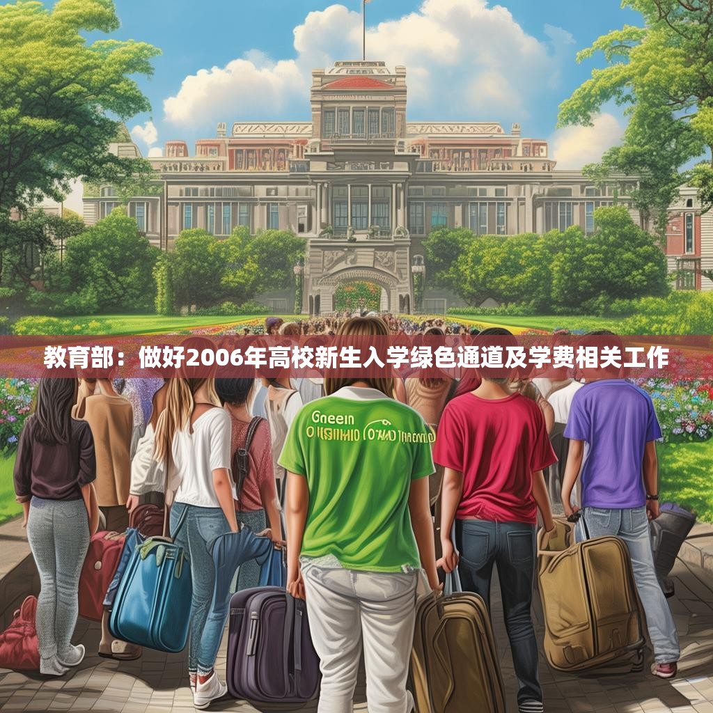 教育部：做好2006年高校新生入学绿色通道及学费相关工作