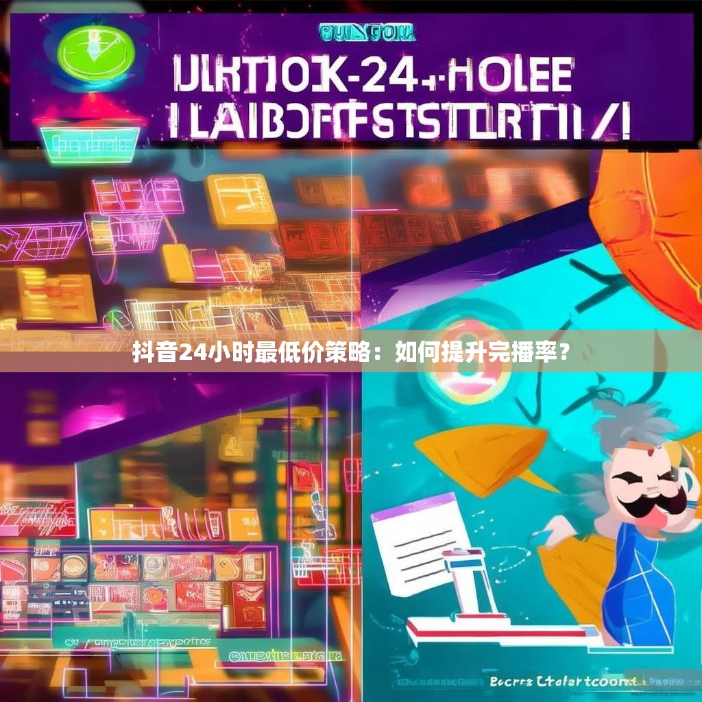 抖音24小时最低价策略：如何提升完播率？