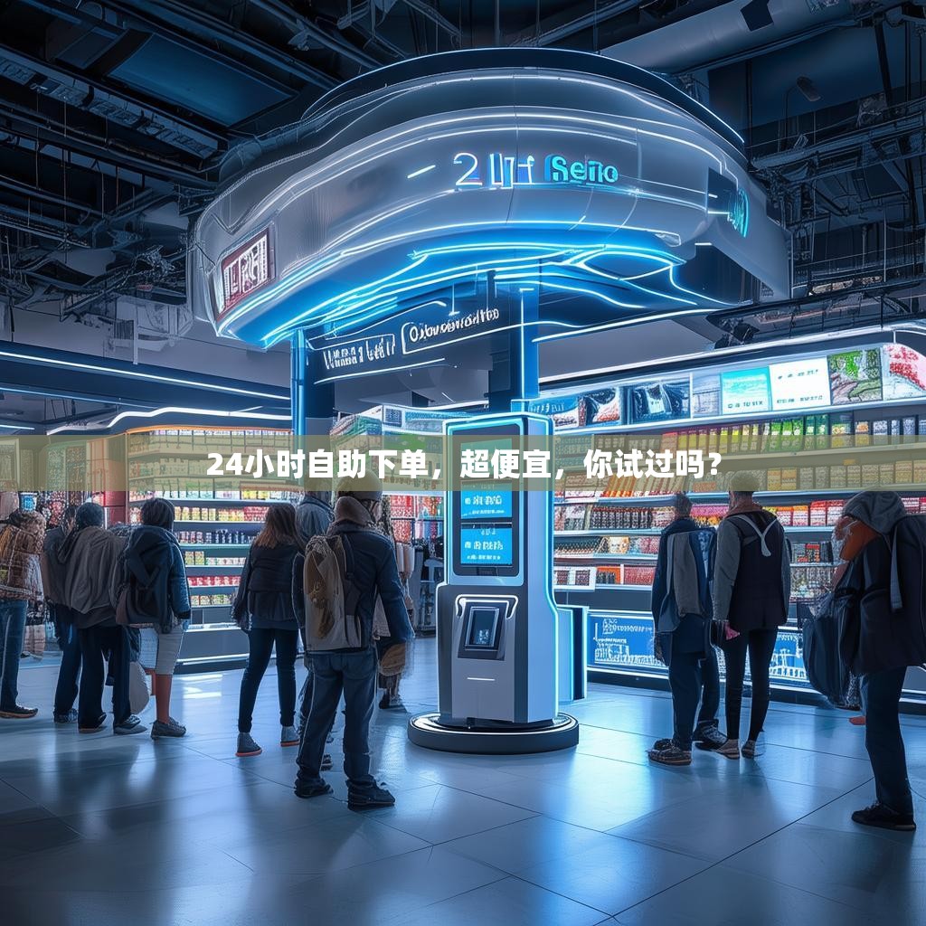 24小时自助下单,超便宜,你试过吗?