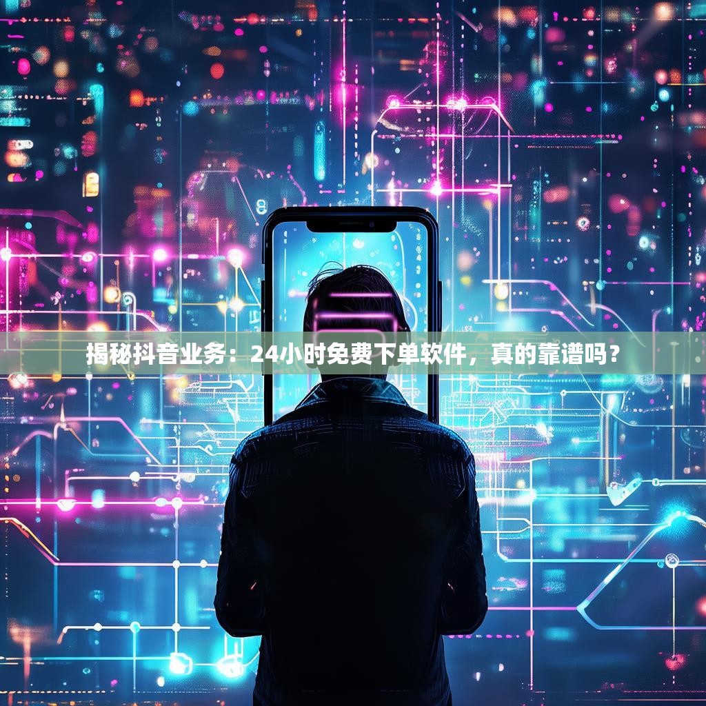 揭秘抖音业务：24小时免费下单软件，真的靠谱吗？