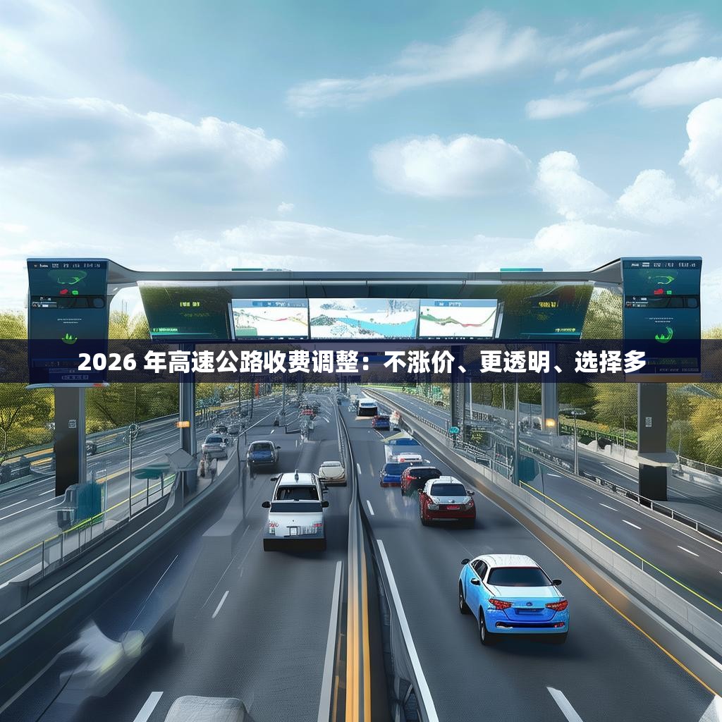 2026 年高速公路收费调整：不涨价、更透明、选择多
