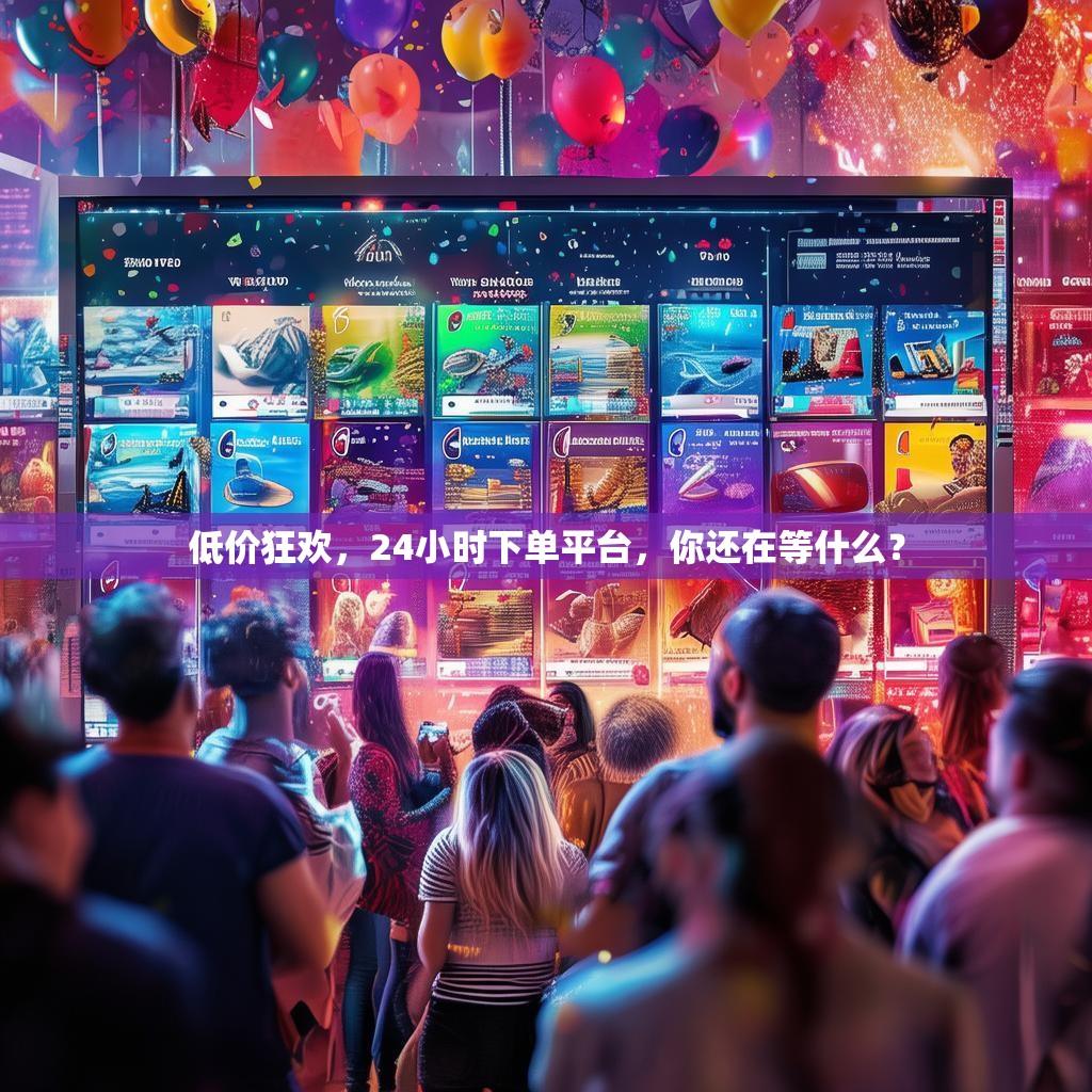 低价狂欢，24小时下单平台，你还在等什么？