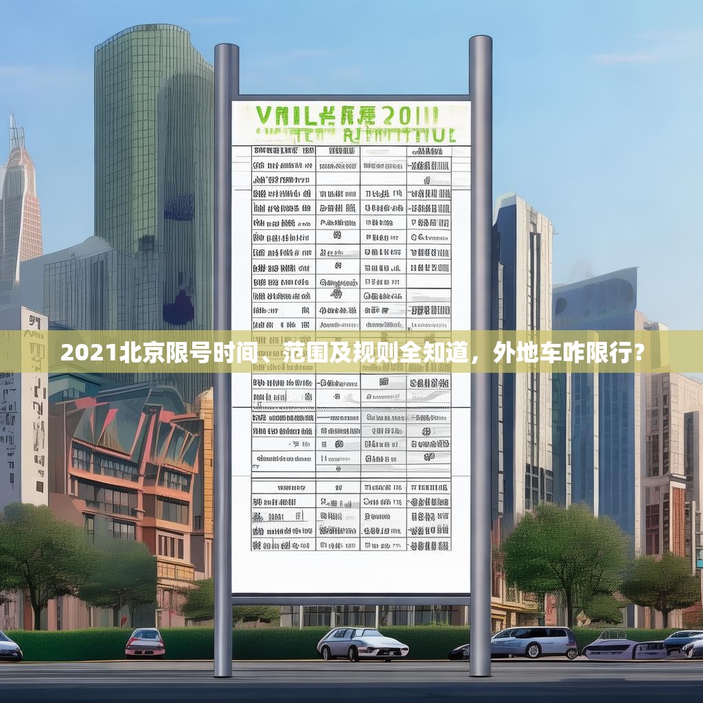 2021北京限号时间、范围及规则全知道,外地车咋限行?