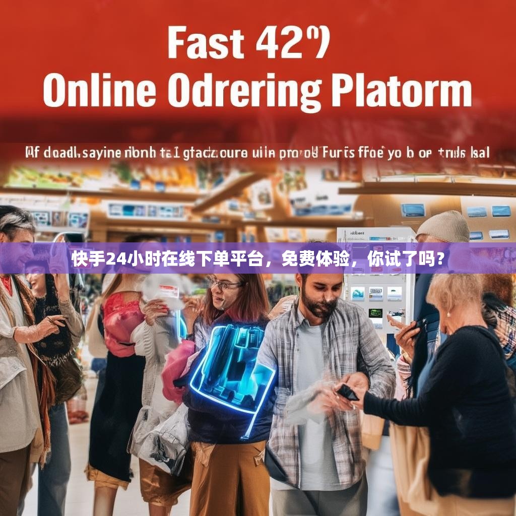快手24小时在线下单平台，免费体验，你试了吗？