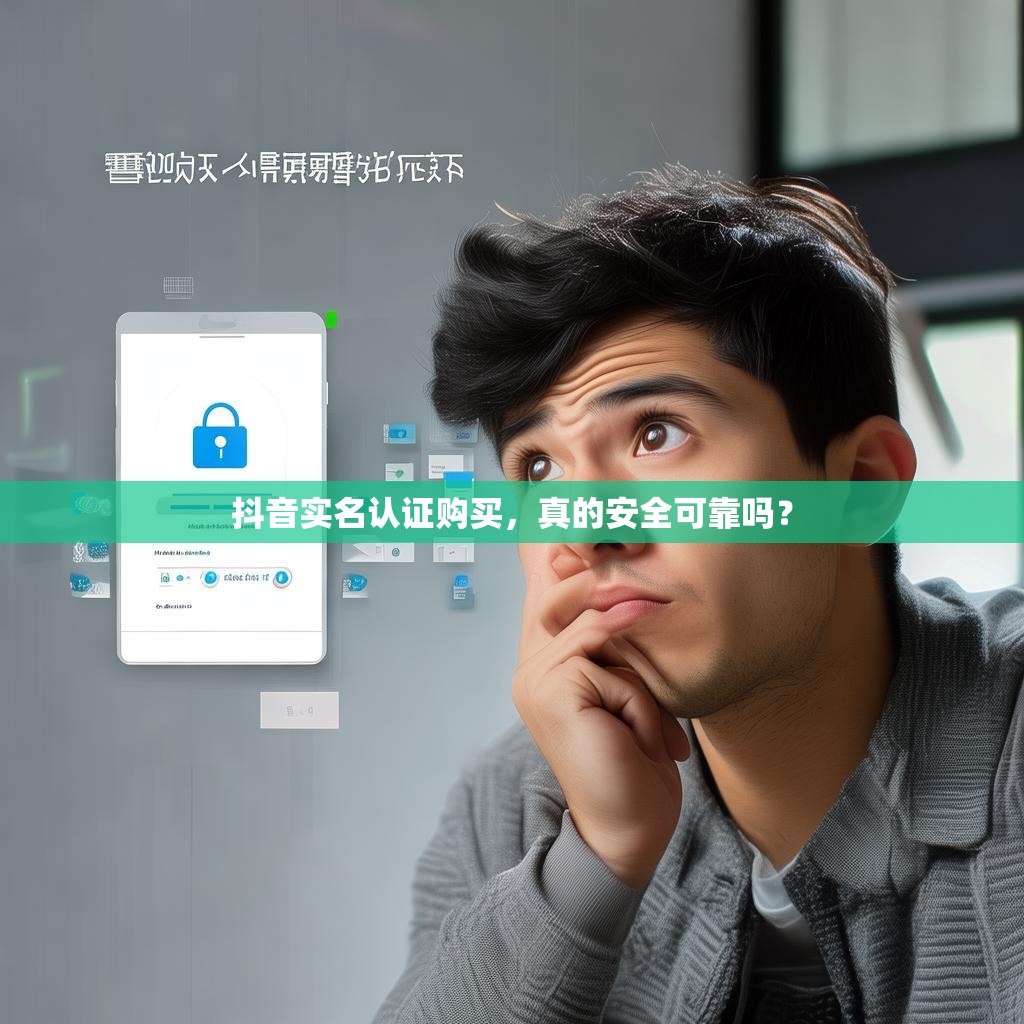 抖音实名认证购买，真的安全可靠吗？