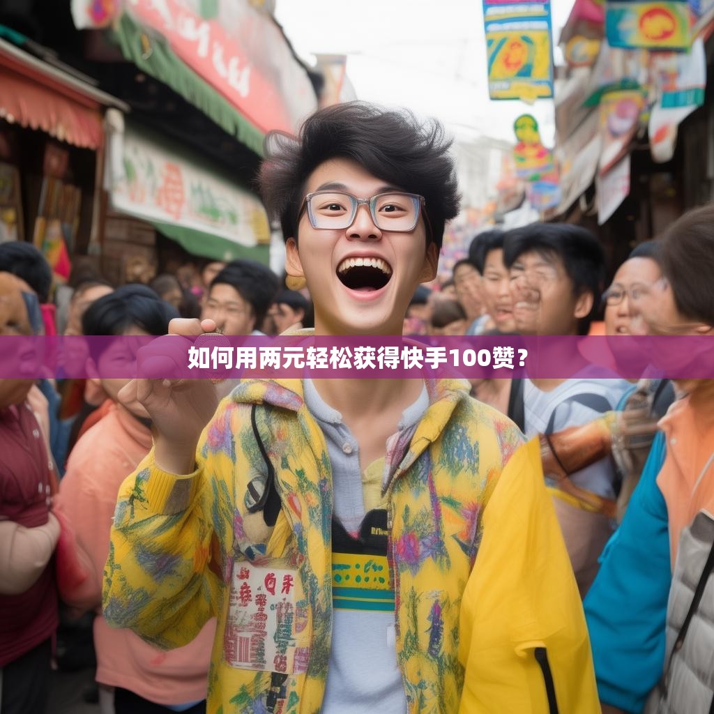 如何用两元轻松获得快手100赞？