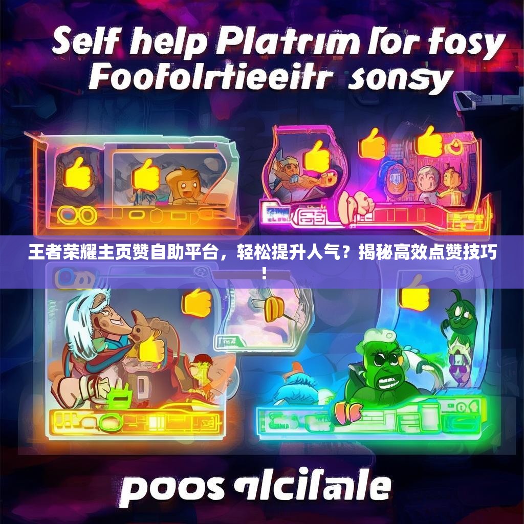 王者荣耀主页赞自助平台,轻松提升人气?揭秘高效点赞技巧!
