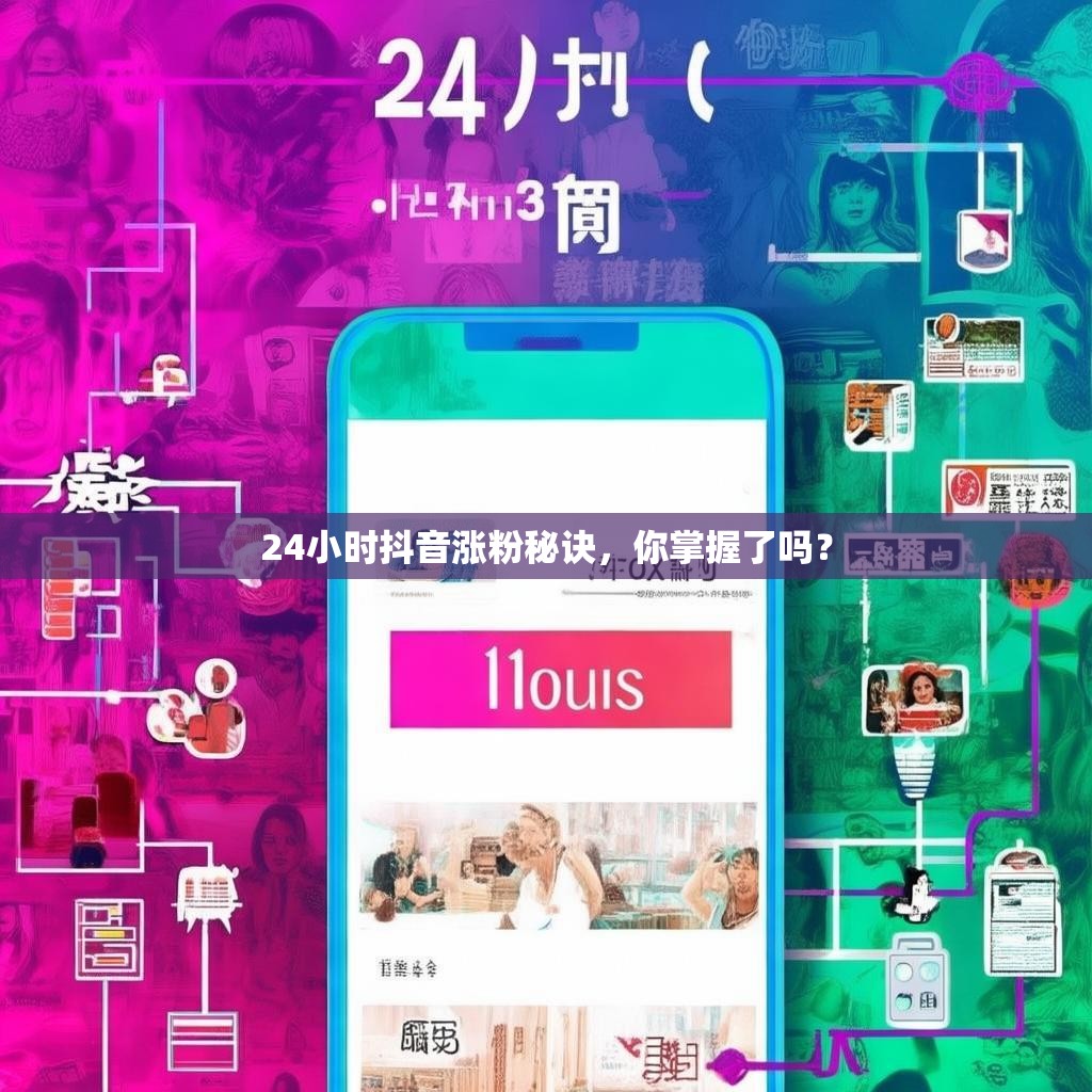 24小时抖音涨粉秘诀，你掌握了吗？