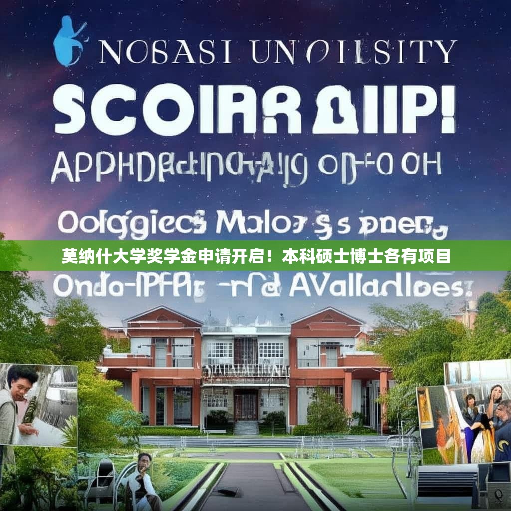 莫纳什大学奖学金申请开启！本科硕士博士各有项目