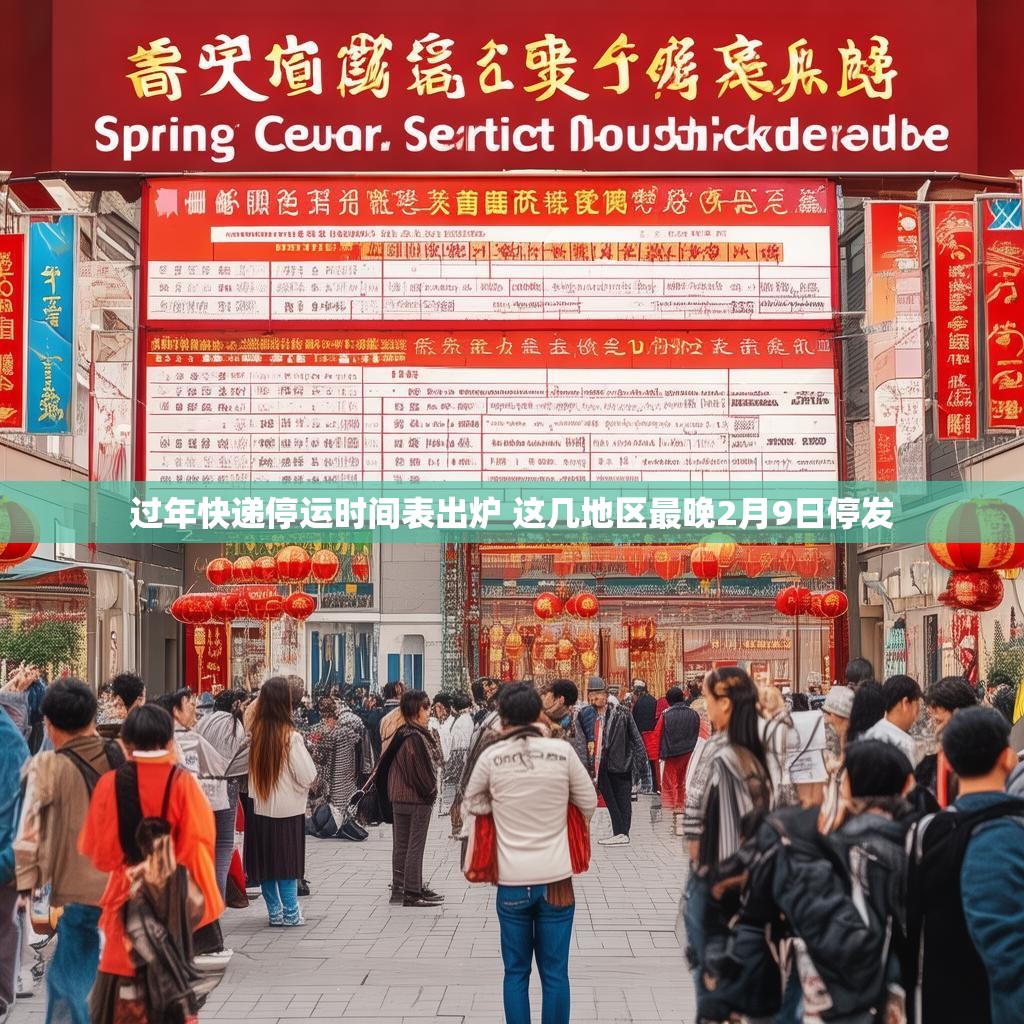 过年快递停运时间表出炉 这几地区最晚2月9日停发
