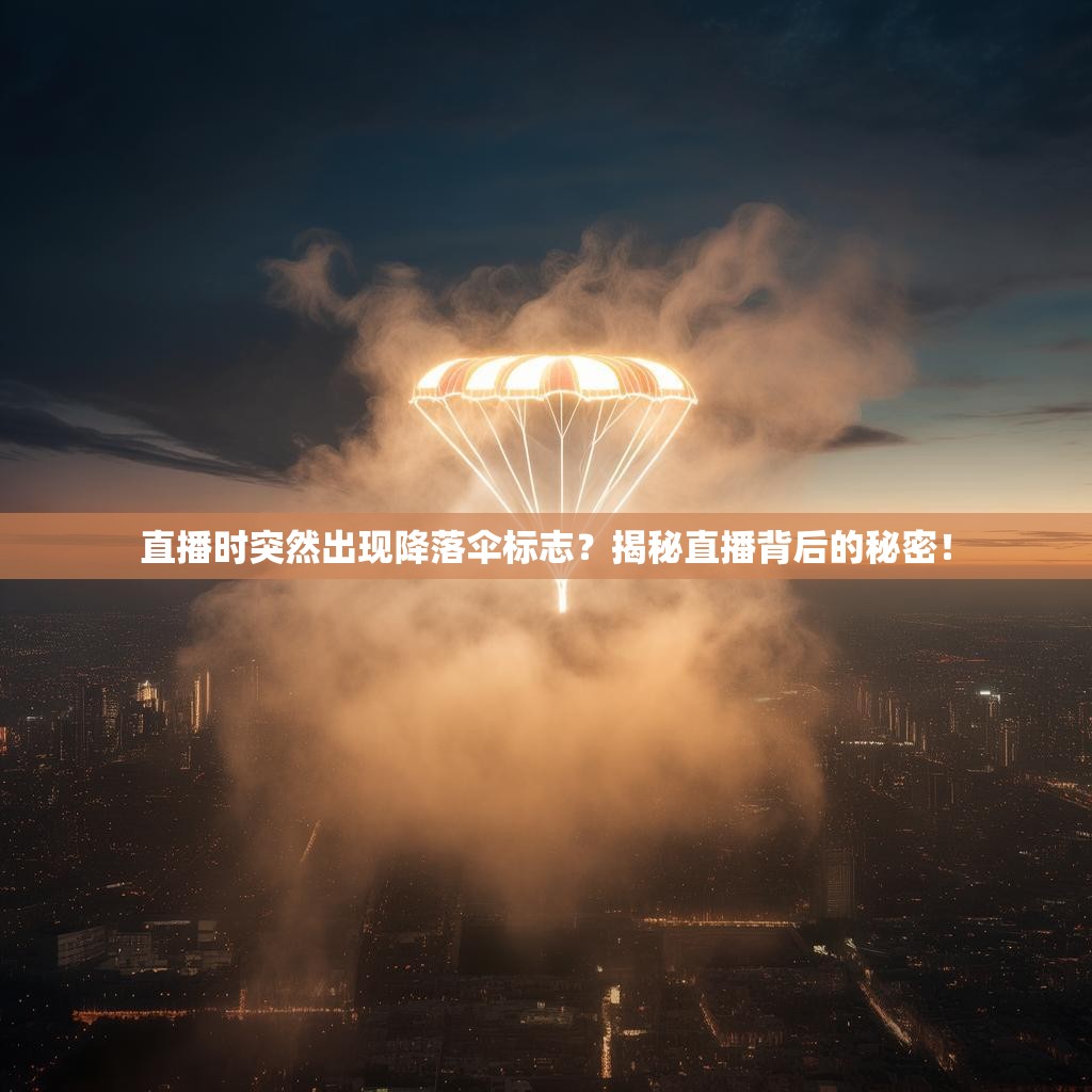直播时突然出现降落伞标志?揭秘直播背后的秘密!