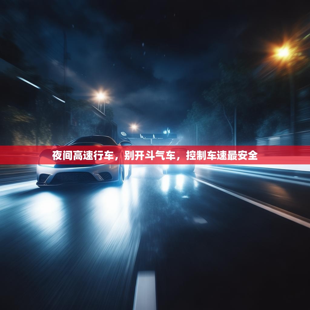 夜间高速行车，别开斗气车，控制车速最安全