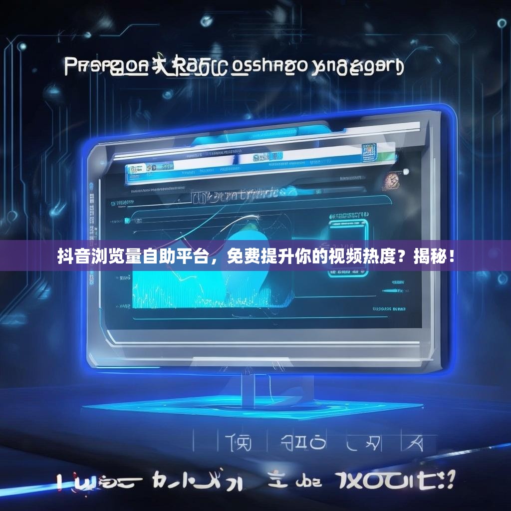 抖音浏览量自助平台,免费提升你的视频热度?揭秘!