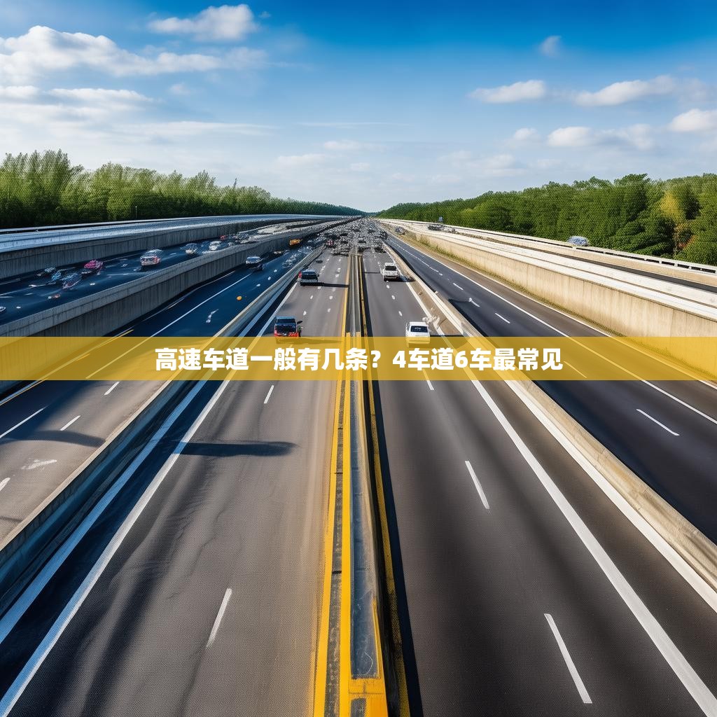 高速车道一般有几条？4车道6车最常见