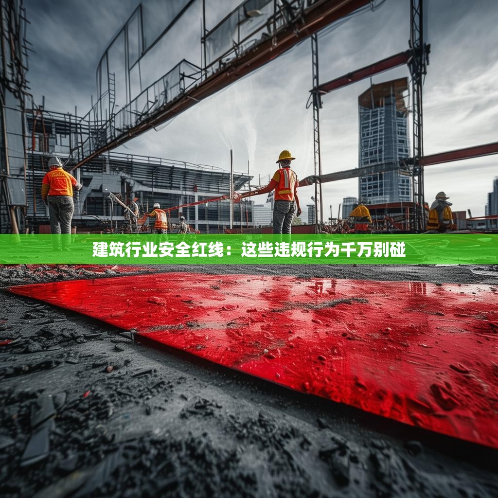 建筑行业安全红线：这些违规行为千万别碰