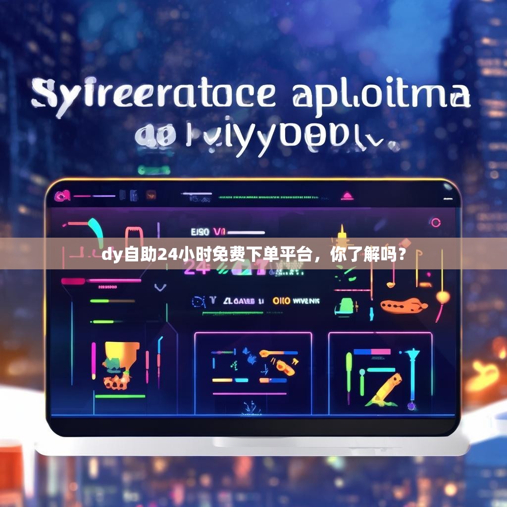 dy自助24小时<strong><mark>免费下单平台</mark></strong>，你了解吗？
