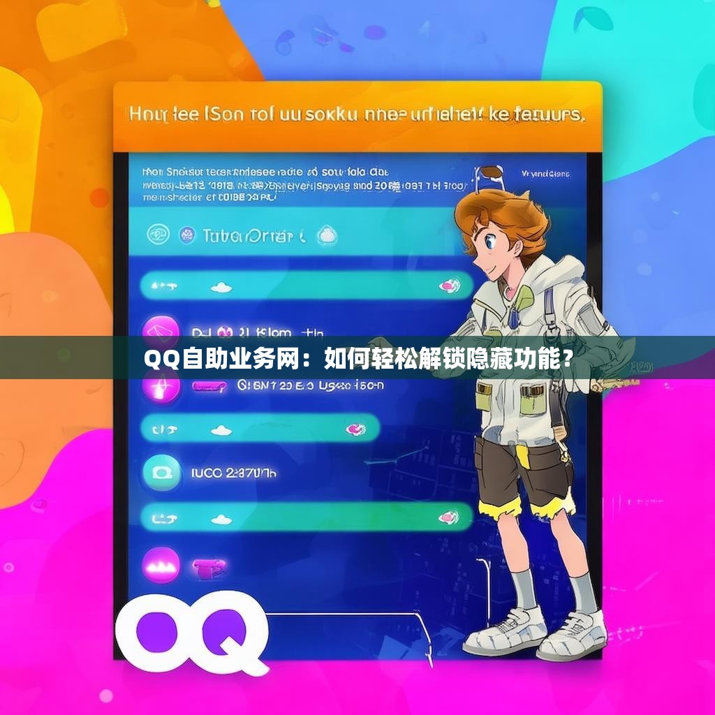 详细阅读:QQ自助业务网:如何轻松解锁隐藏功能? QQ自助业务网:如何轻松解锁隐藏功能?