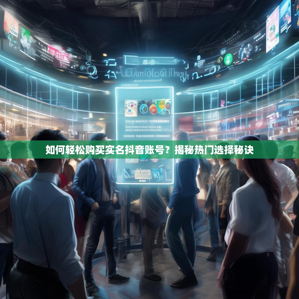 如何轻松购买实名抖音账号？揭秘热门选择秘诀