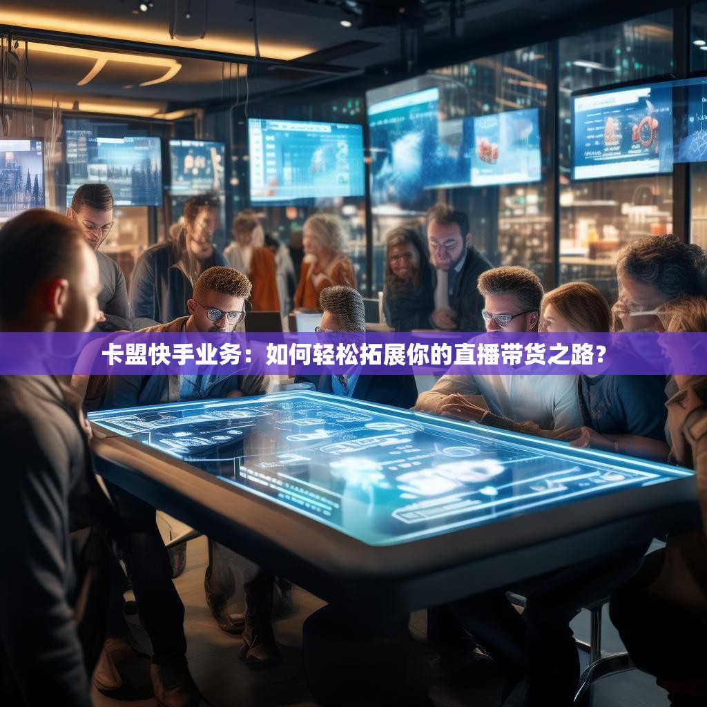 卡盟快手业务:如何轻松拓展你的直播带货之路?