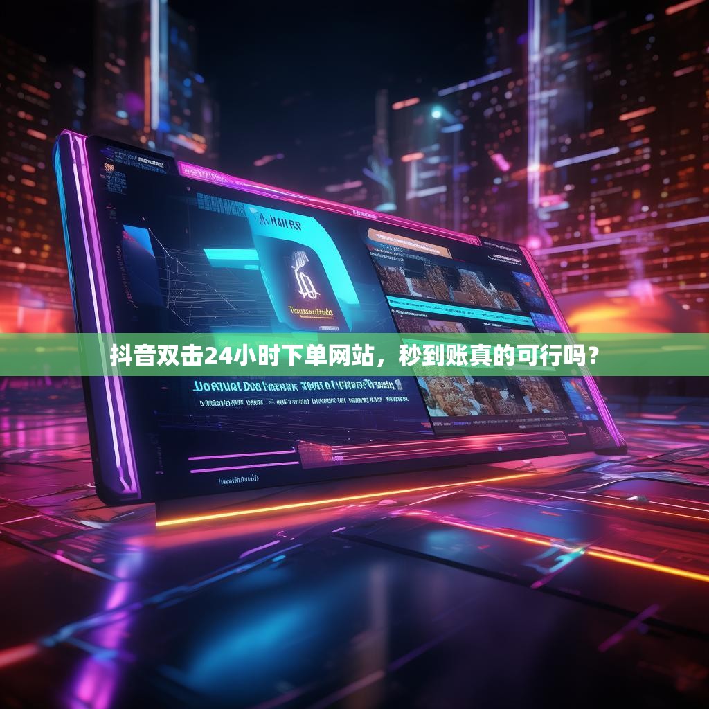 抖音双击24小时下单网站,秒到账真的可行吗?