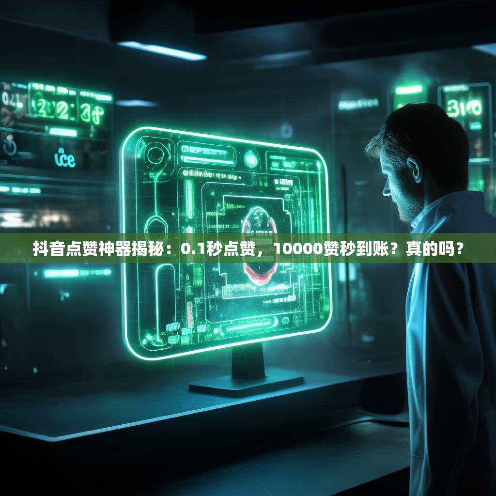抖音点赞神器揭秘:0.1秒点赞,10000赞秒到账?真的吗?