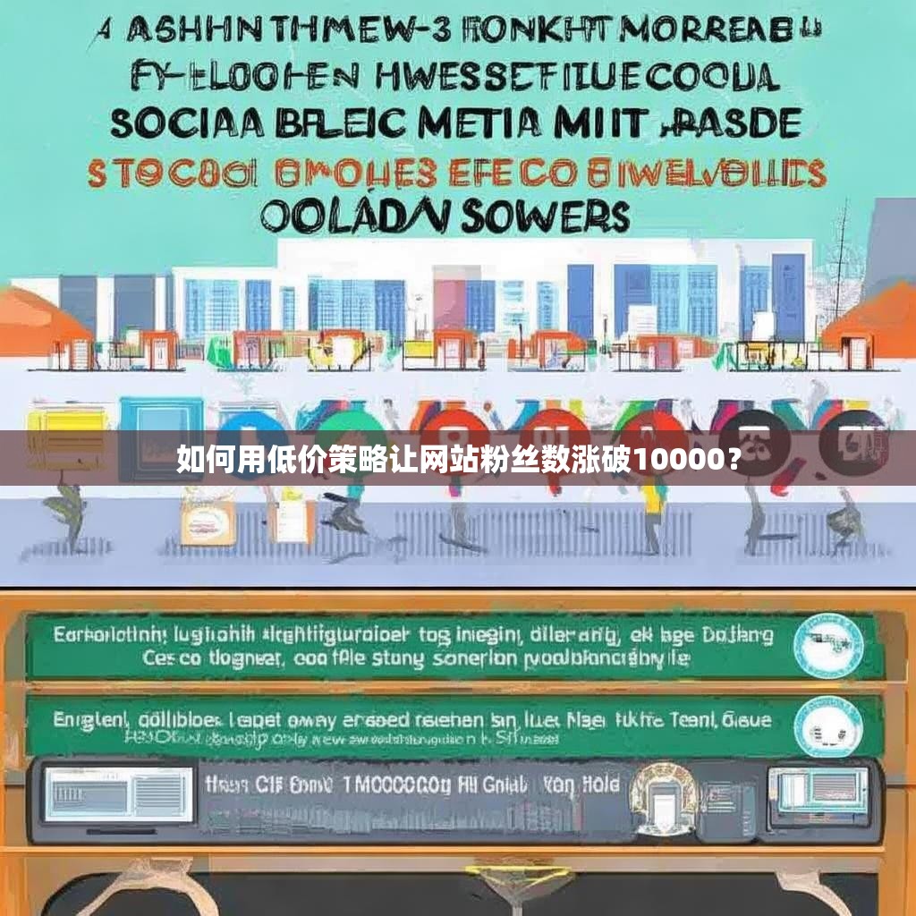 如何用低价策略让网站粉丝数涨破10000?