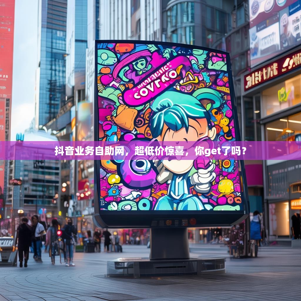 抖音业务自助网,超低价惊喜,你get了吗?