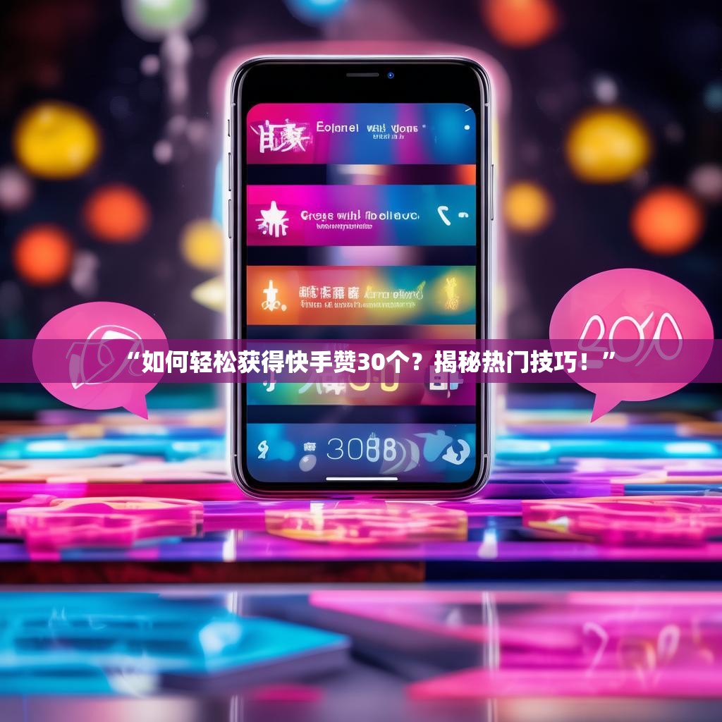 “如何轻松获得快手赞30个？揭秘热门技巧！”
