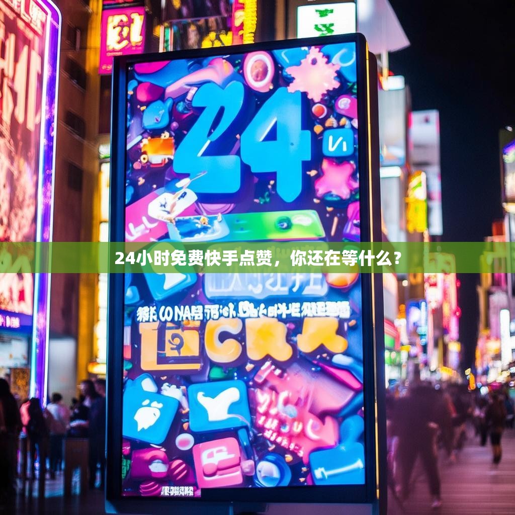 24小时免费快手点赞，你还在等什么？