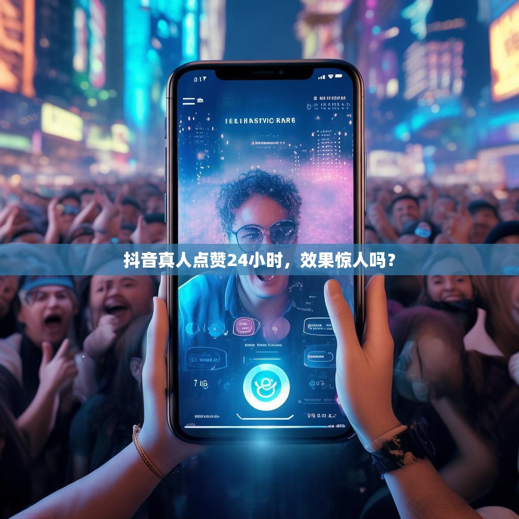 抖音真人点赞24小时，效果惊人吗？
