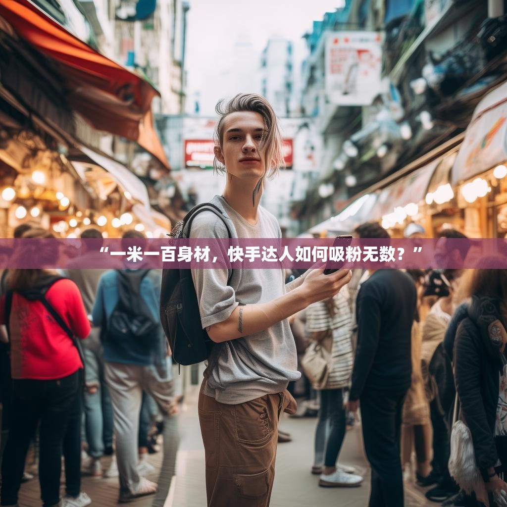 “一米一百身材，快手达人如何吸粉无数？”